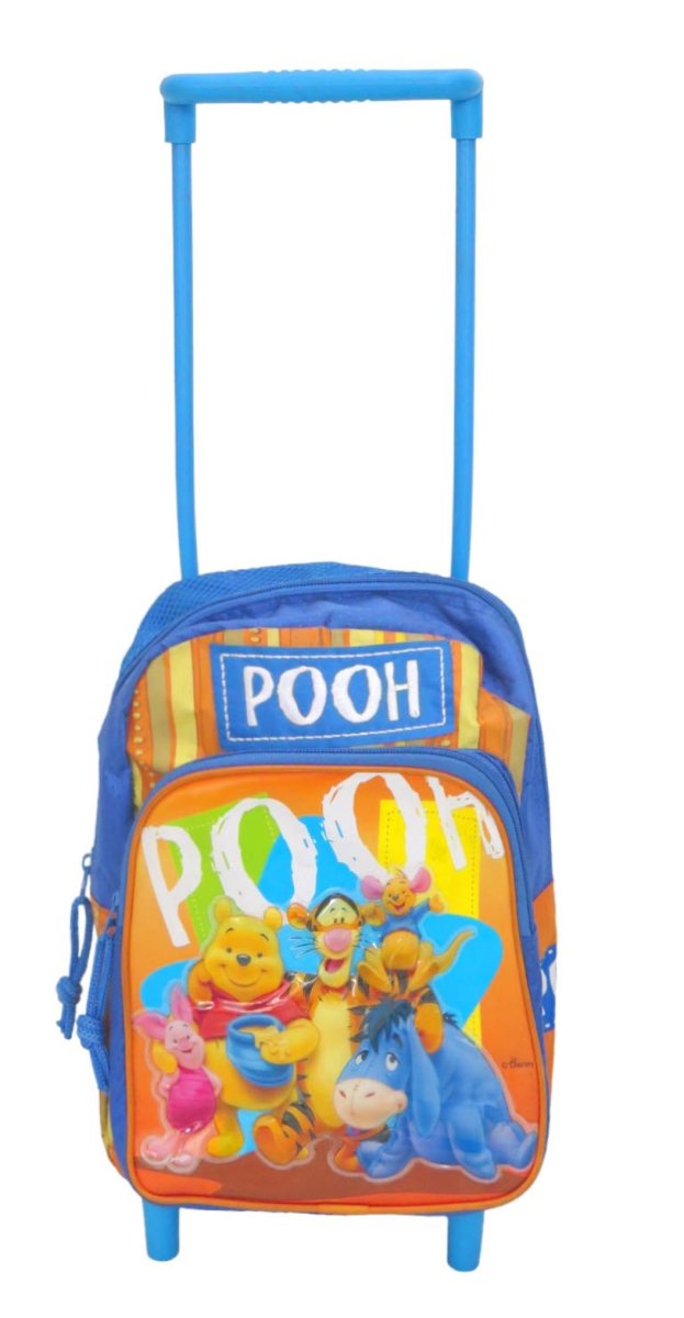 Mochila Con Carro Jardin Winnie Pooh Con Bolsillo Frontal