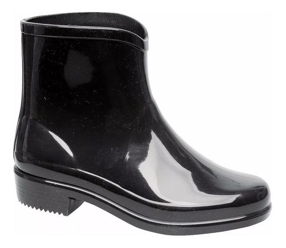 Bota De Lluvia Lisa Caña Corta