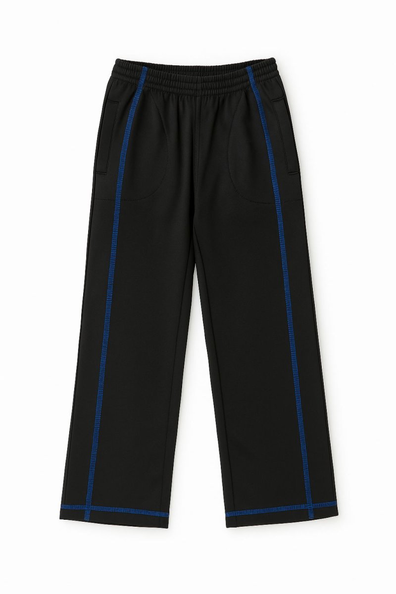 Pantalon de Acetato Frizado con bolsillo