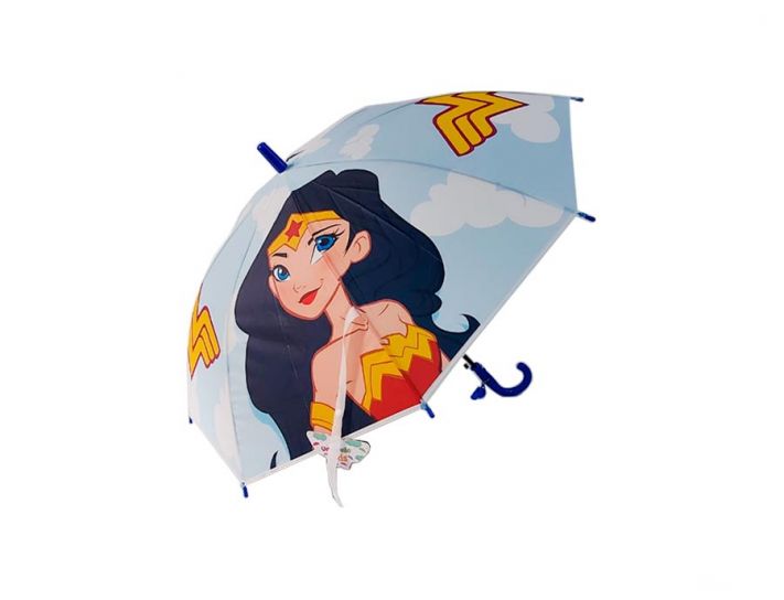 Paraguas DC La Mujer Maravilla Con Silbato