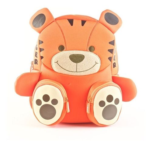 Mochila Espalda Jardin Neoprene Tigre Relieve 3D