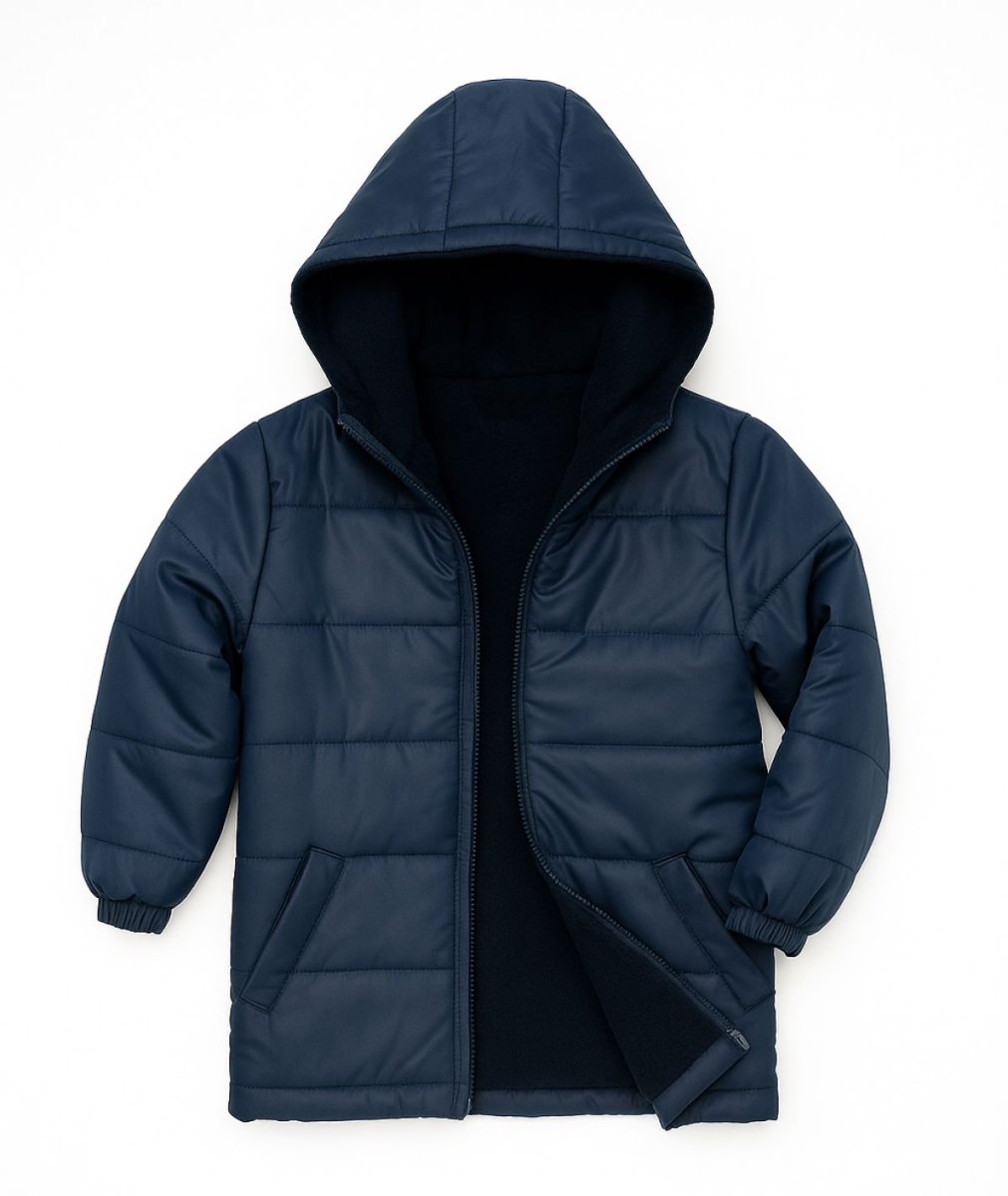 Campera Lisa Con Polar Colegial