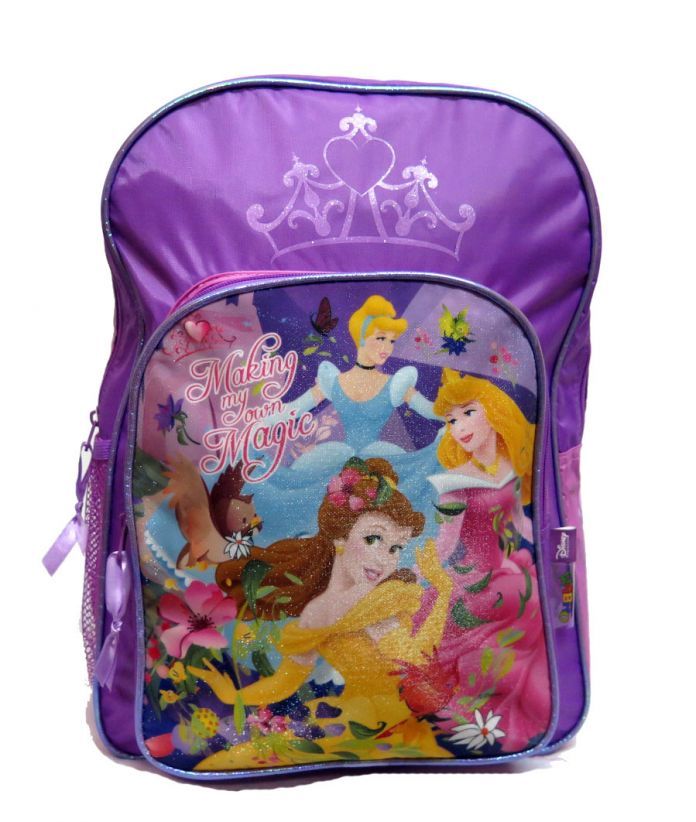Mochila Princesas Espalda con bolsillo delantero