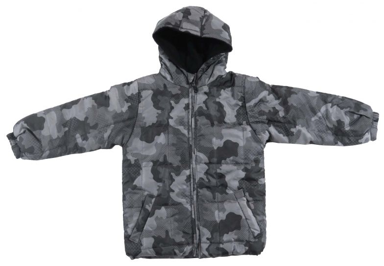 Campera De Abrigo Camuflada Con Polar Interior