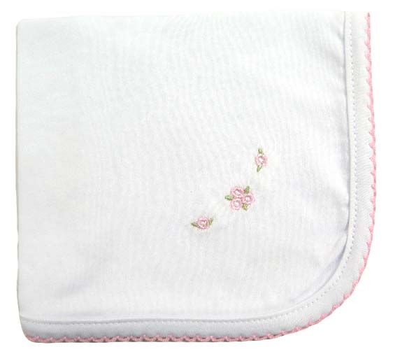 Babita Lisa con Bordado Algodon Doble Con Picot