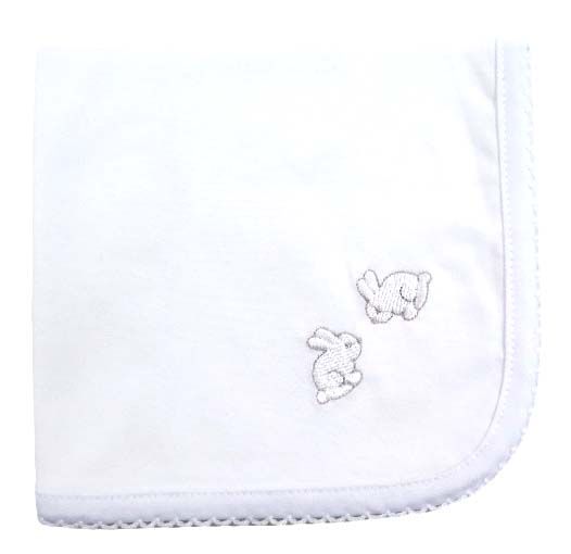 Babita Tawel Algodon Liso Bordado Con Picot