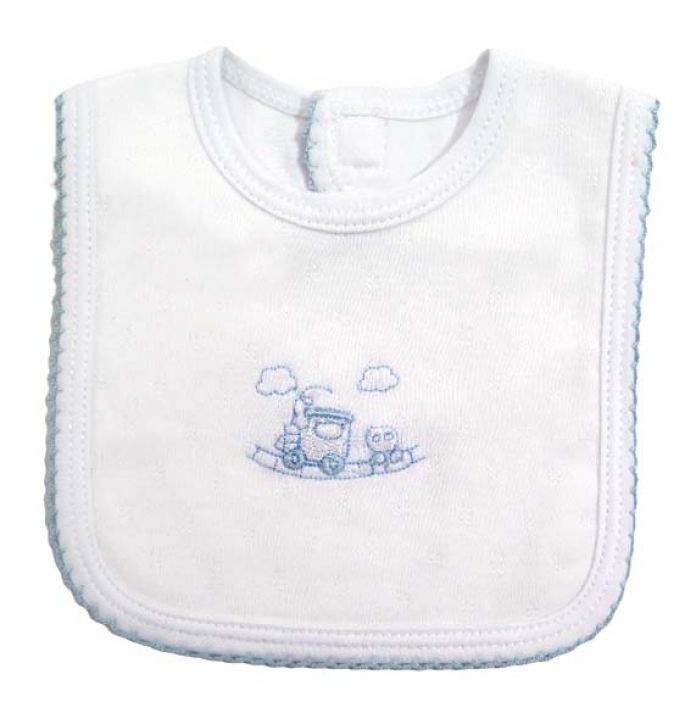 Babero bordado de algodon - Varios Motivos