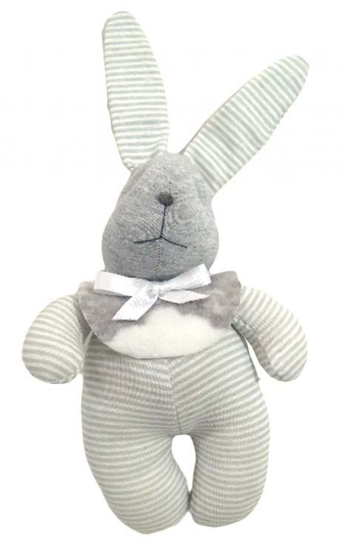 Sonajero Conejo De Tela Estampado