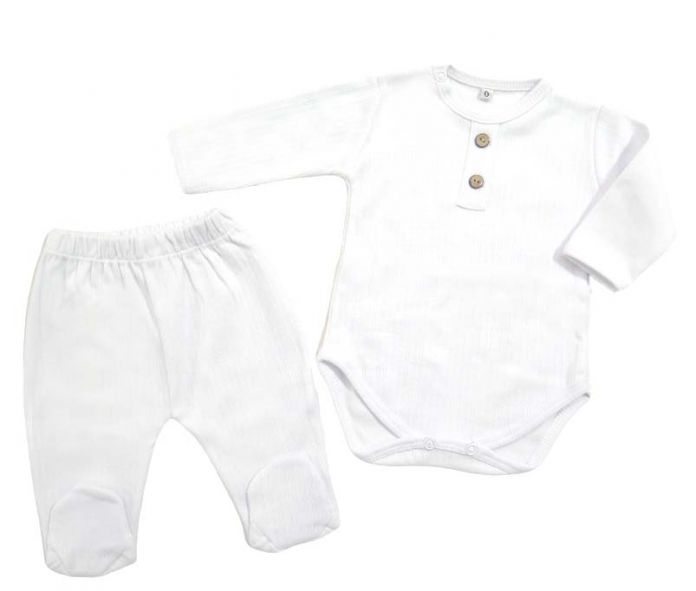 Conjunto Algodon Body Pantalon con Pie