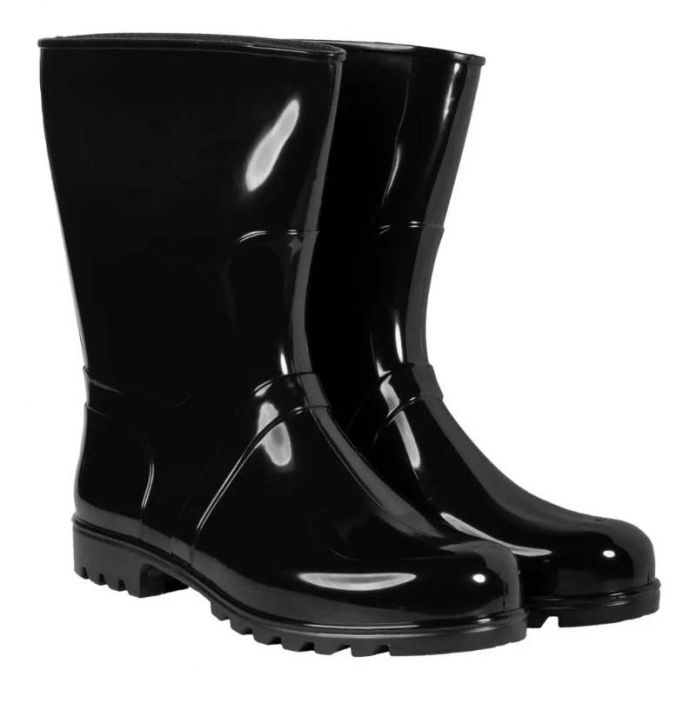 Bota De Lluvia Lisa 1/2 Media Caña