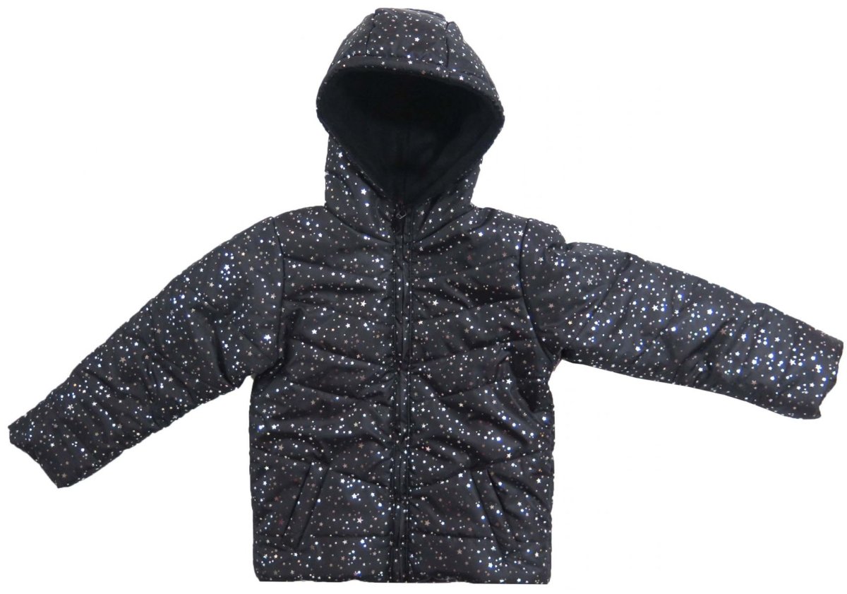 Campera De Abrigo Estampado Estrellas - Con Polar Interno