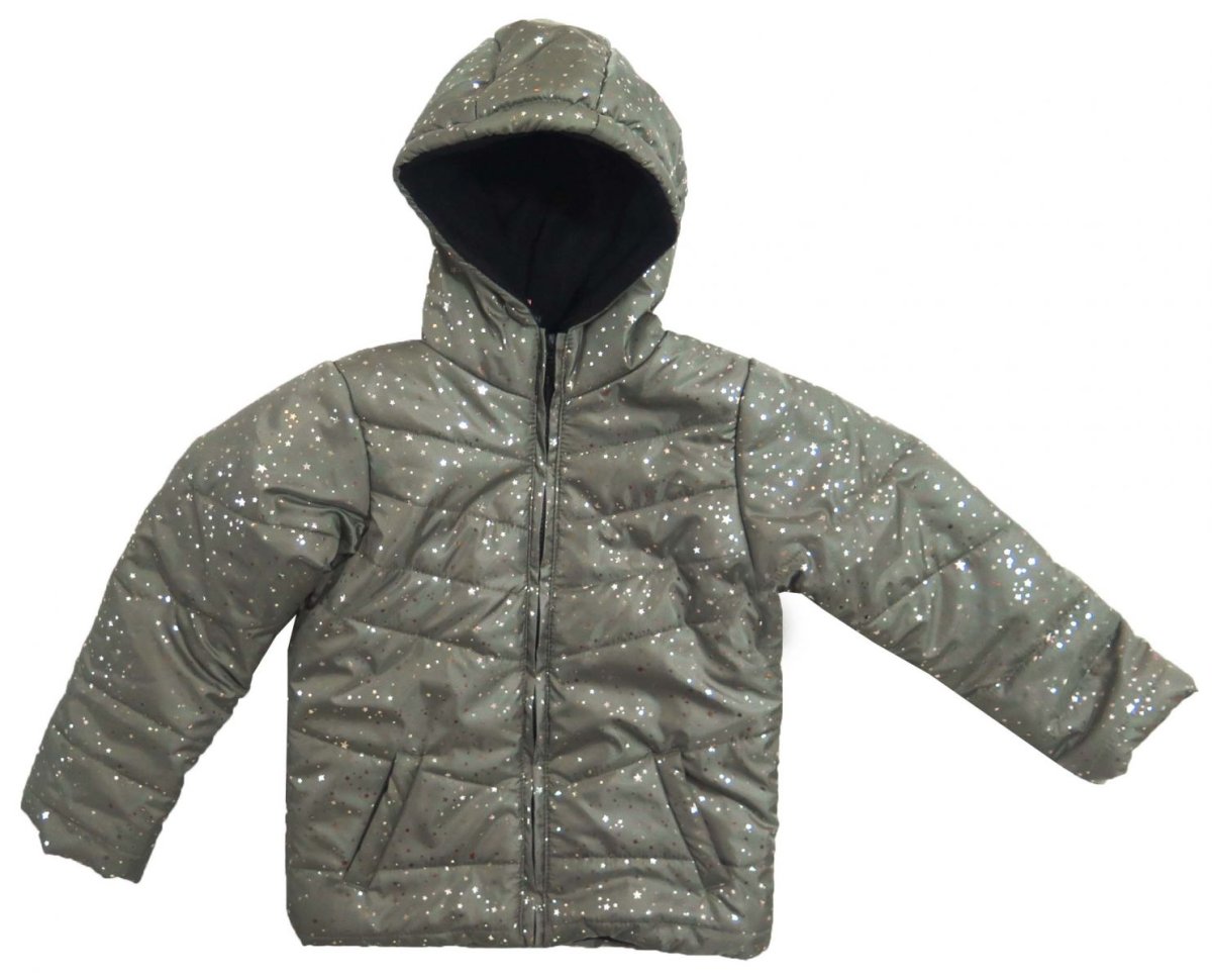 Campera De Abrigo Estampado Estrellas - Con Polar Interno