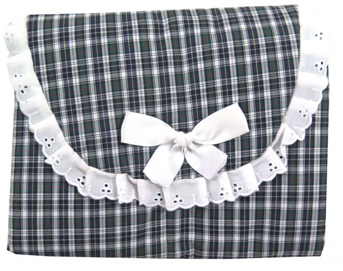 Cambiador escoses con broderie y moño