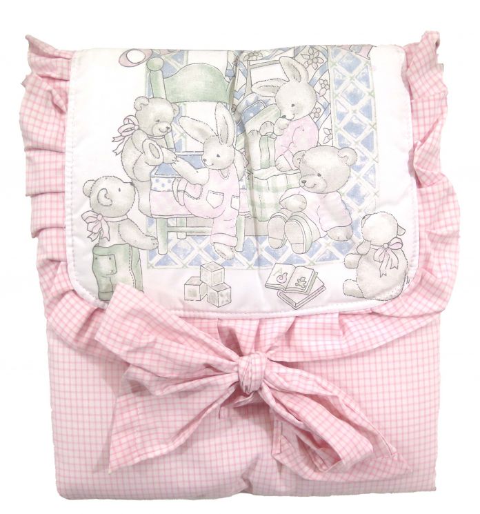 Cambiador plegable cuadrille con estampa Oso