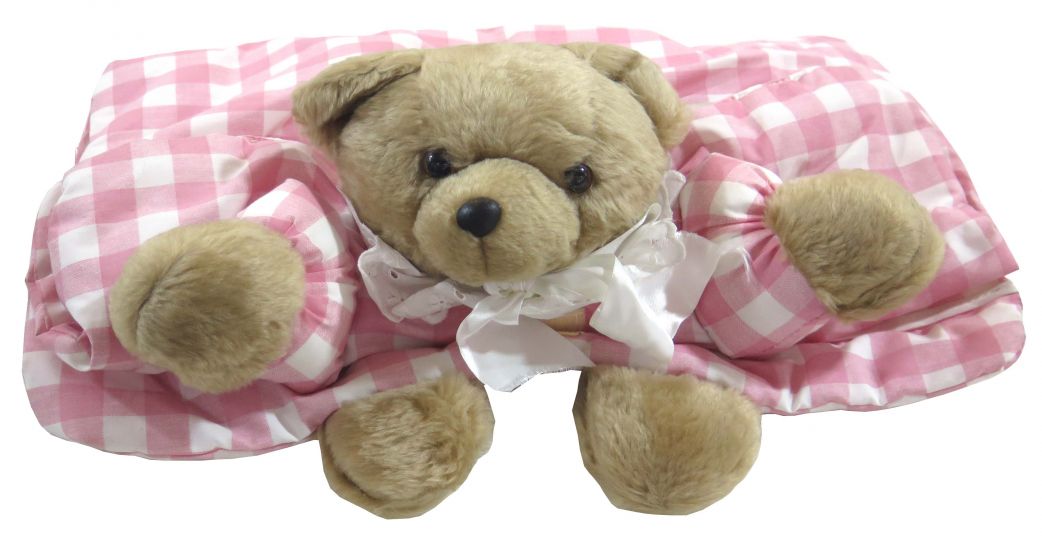 Cambiador Oso con cabeza y patitas de peluche