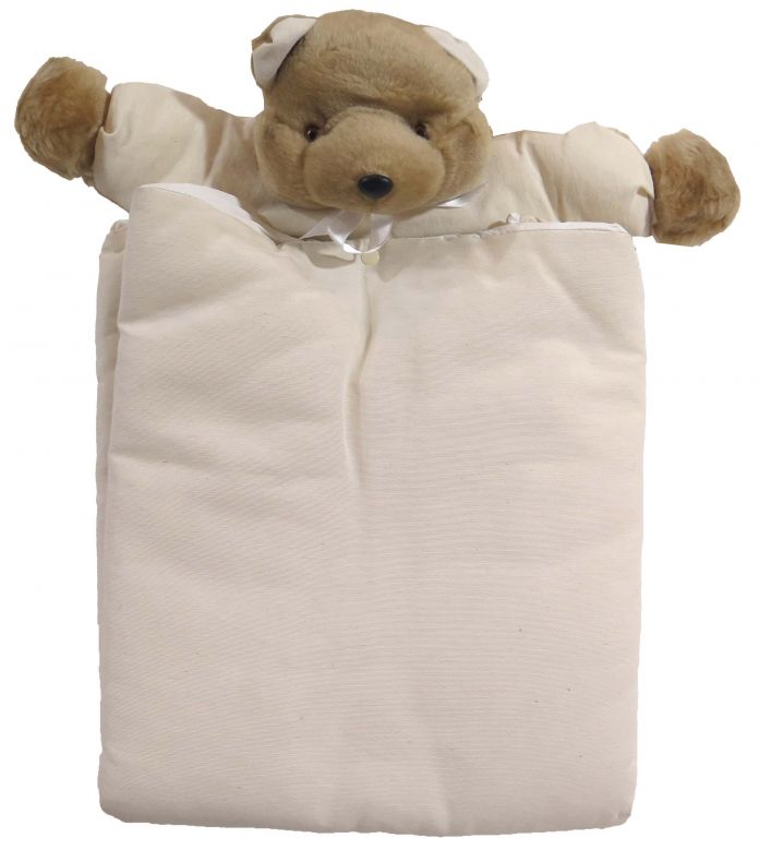 Cambiador con broche y peluche Oso