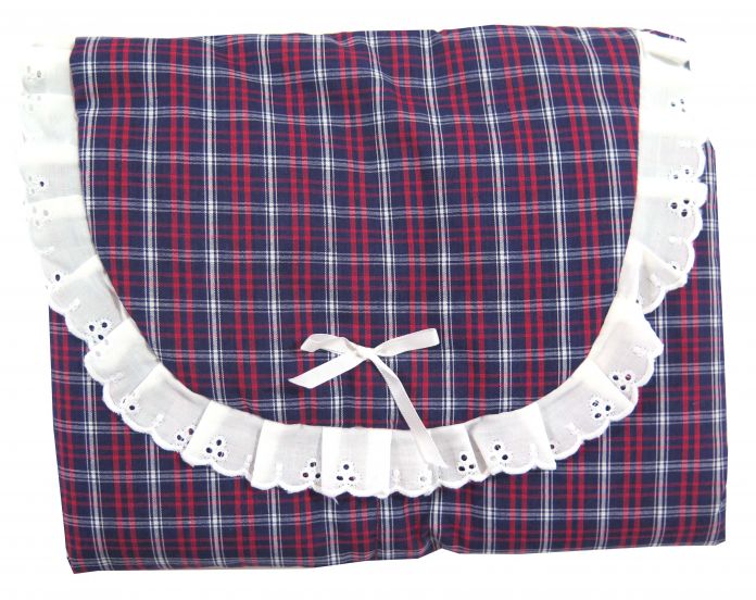 Cambiador escoses con broderie y moño