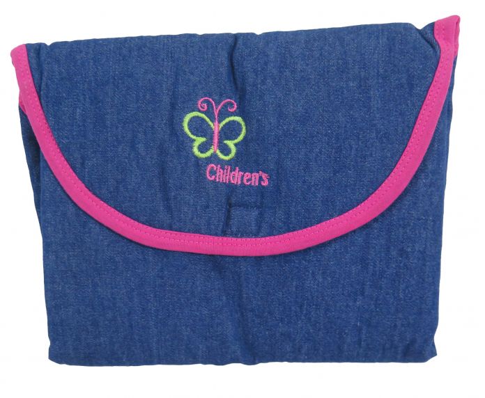 Cambiador de Jean con bordado