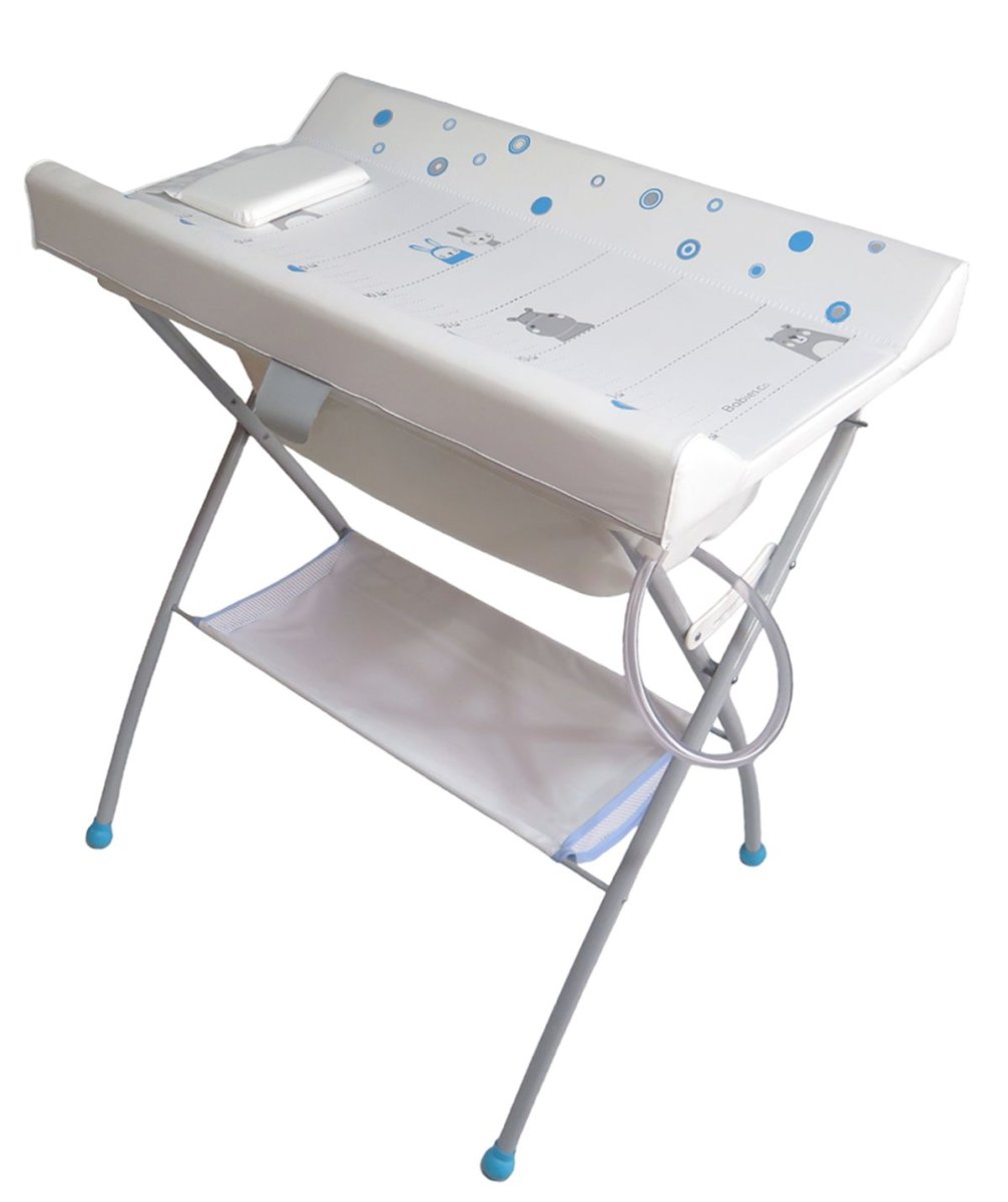 Catre de baño Bali - pata curvas - cambiador anatomico