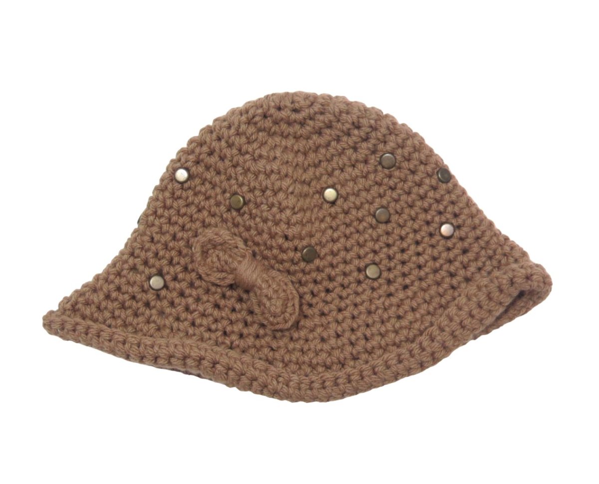Gorro Al Crochet Con Tachas
