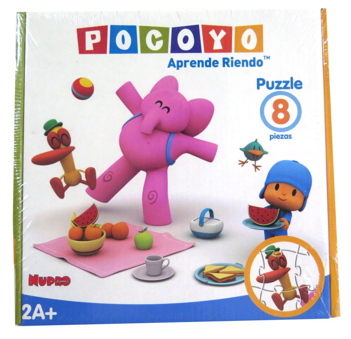 Puzzle Pocoyo - Aprende Riendo - 8 Piezas