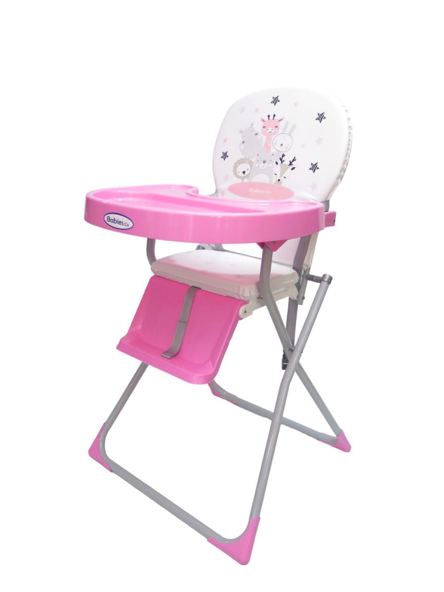 Silla De Comer Plegable Con Bandeja Regulable
