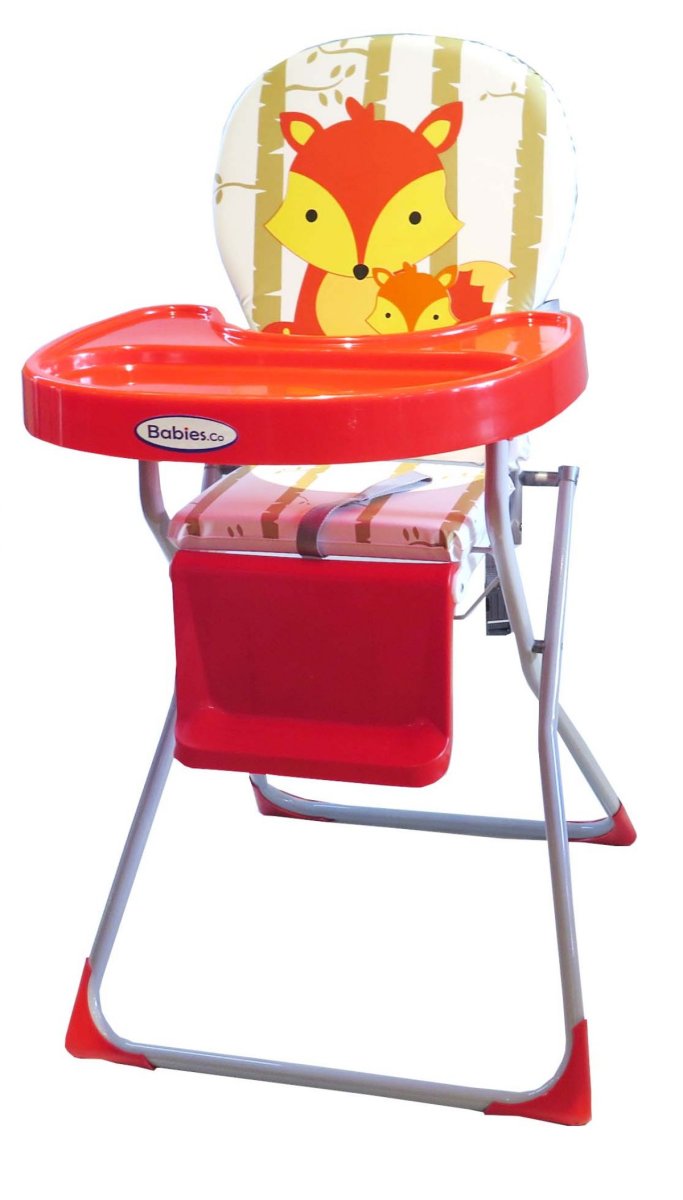Silla De Comer Plegable Con Bandeja Regulable