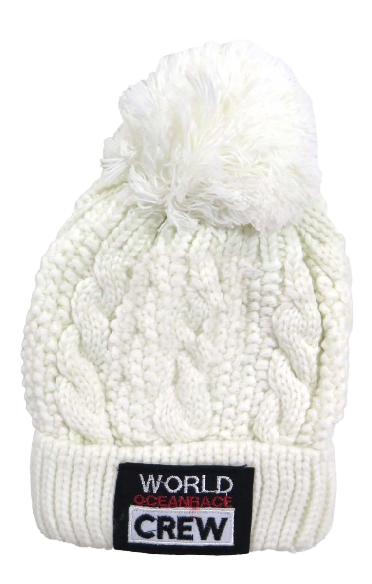 Gorro Color Liso Pompom Lana (Word)