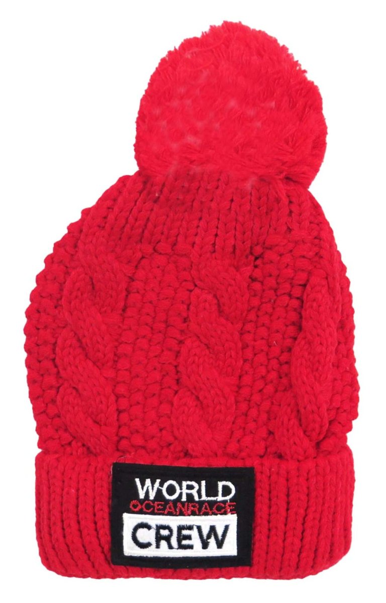 Gorro Color Liso Pompom Lana (Word)