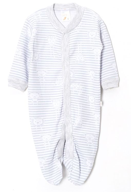 Enterito largo estampado con pie