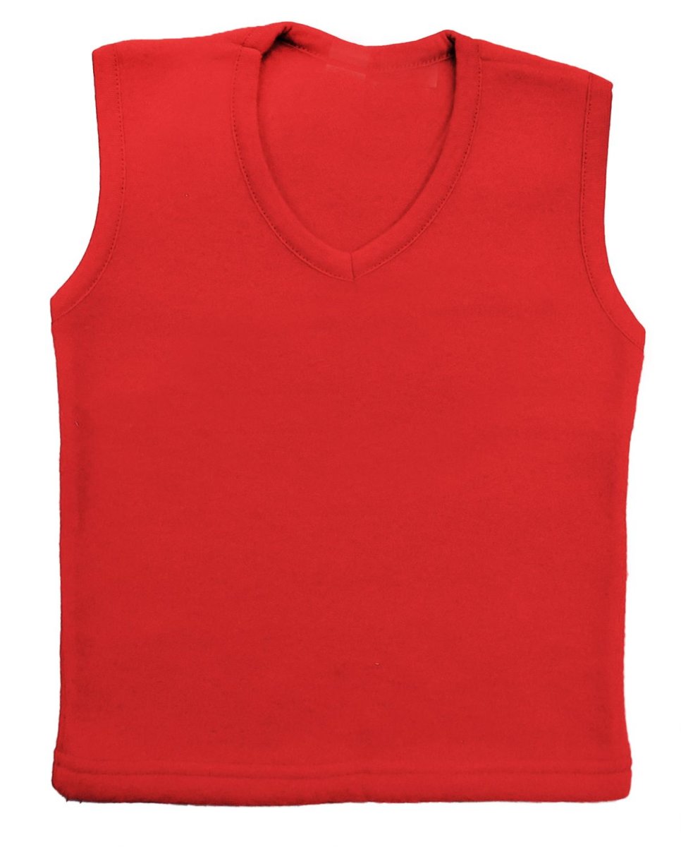 Chaleco Polar escote en V