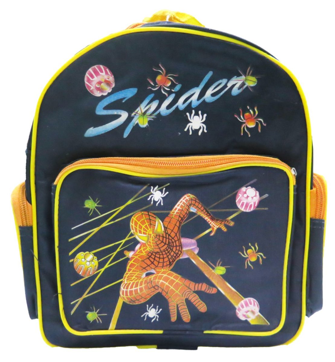 Mochila Spiderman Hombre Araña Con Bolsillo Frontal - Child