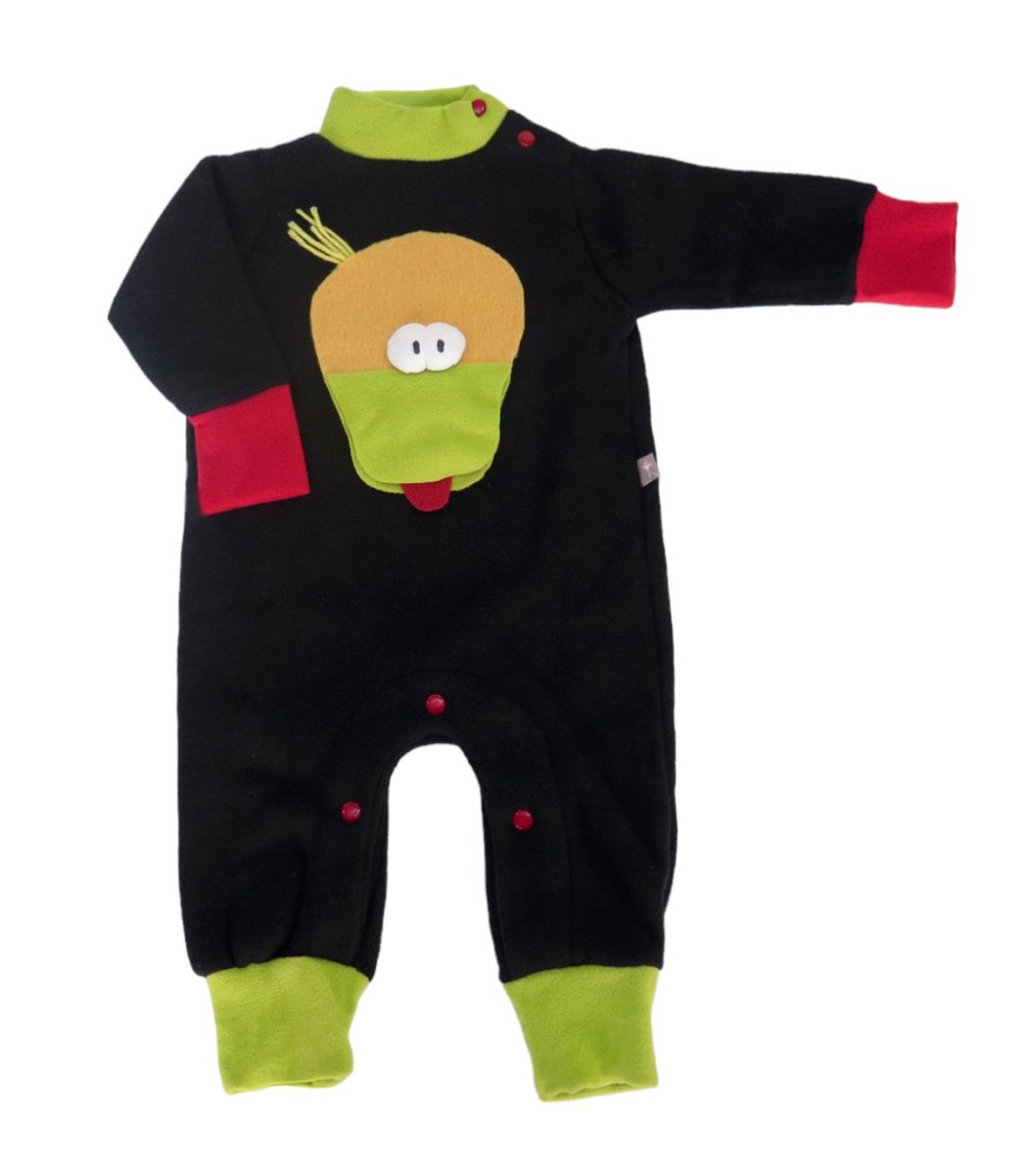 Enterito Polar Sin Pie Con Aplicacion Bordado en pecho