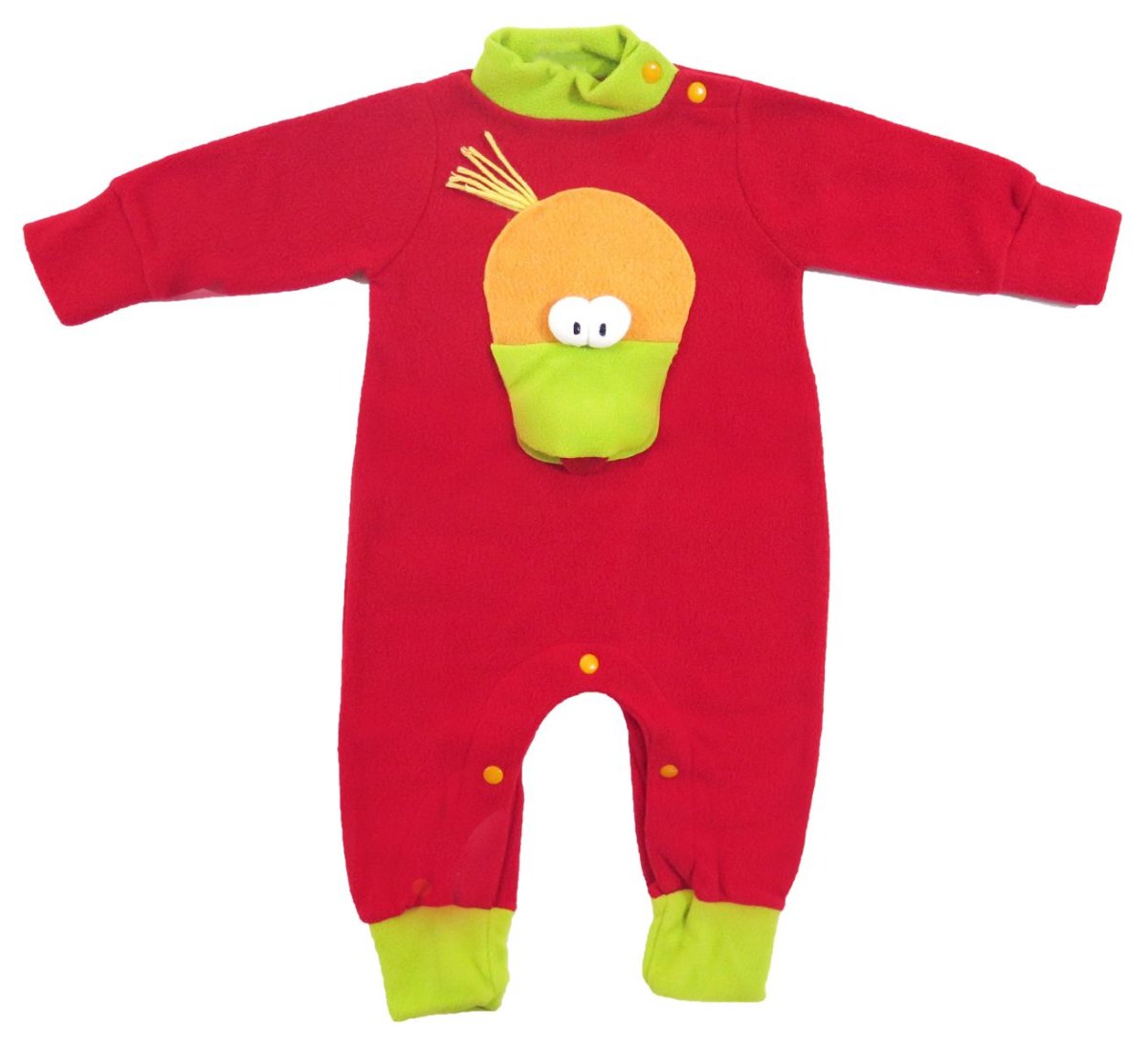 Enterito Polar Sin Pie Con Aplicacion Bordado en pecho