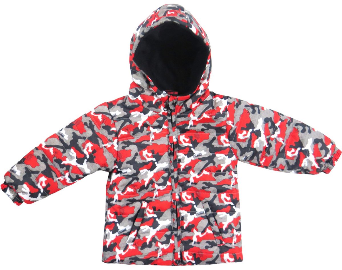 Campera de abrigo camuflada con polar interior