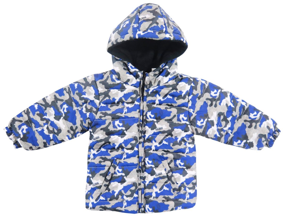 Campera de abrigo camuflada con polar interior