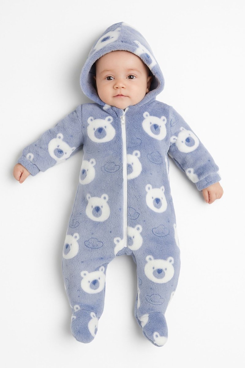 Enterito piel con estampa de osito