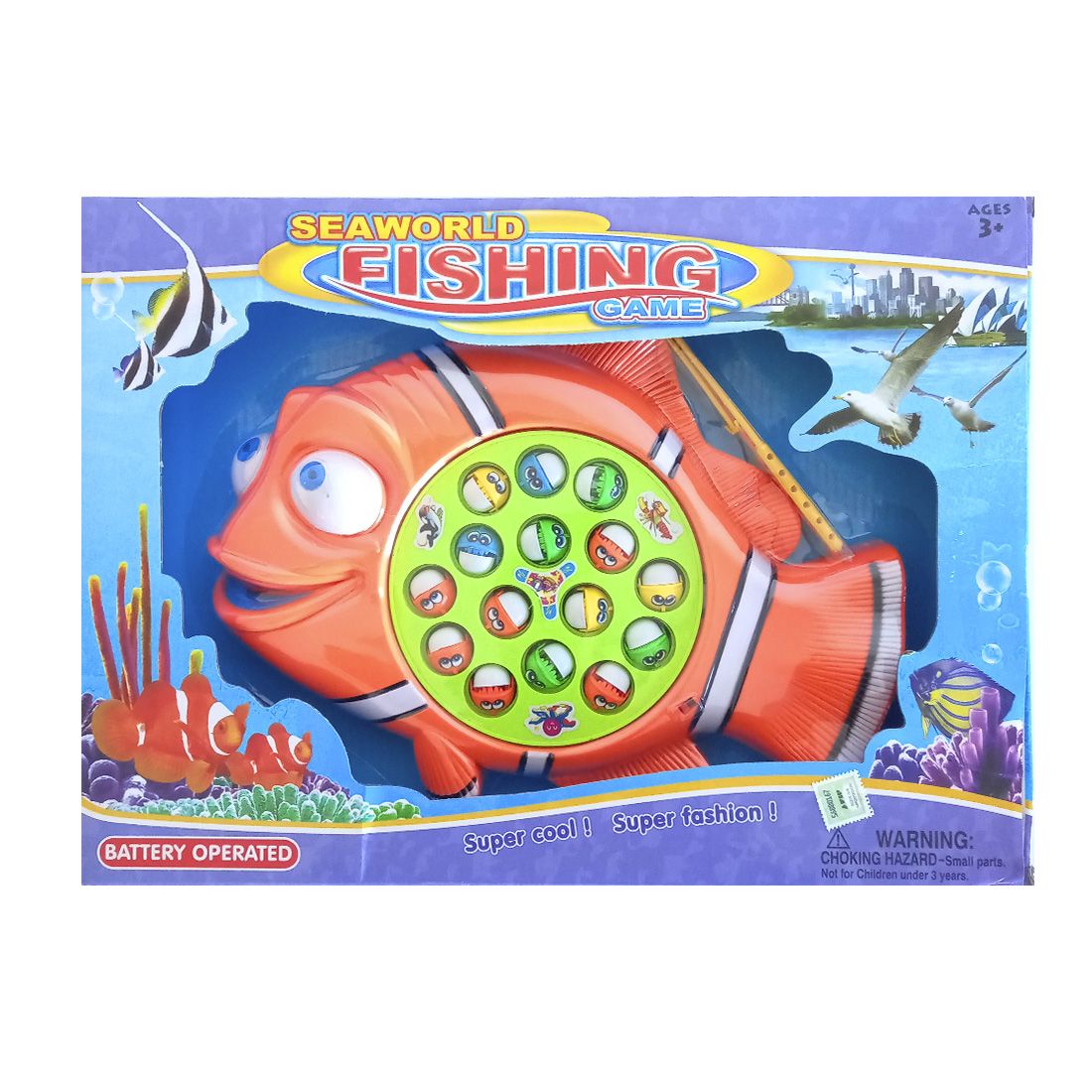 Juego de Pesca - Pesca Magic - Seaworld Fishing Game - Funciona Con Pilas
