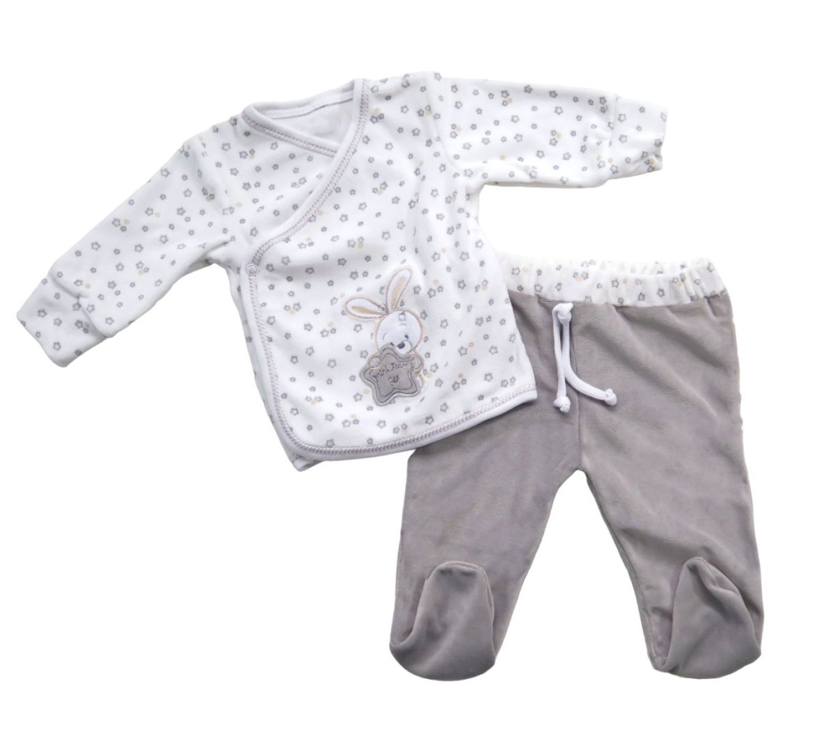 Conjunto plush dos piezas con estampado estrella