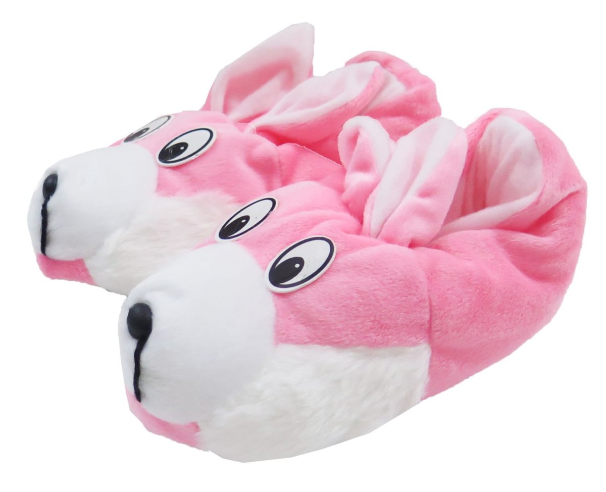 Pantufla Conejo Sin Puño De Cibelina y Piel Con Base