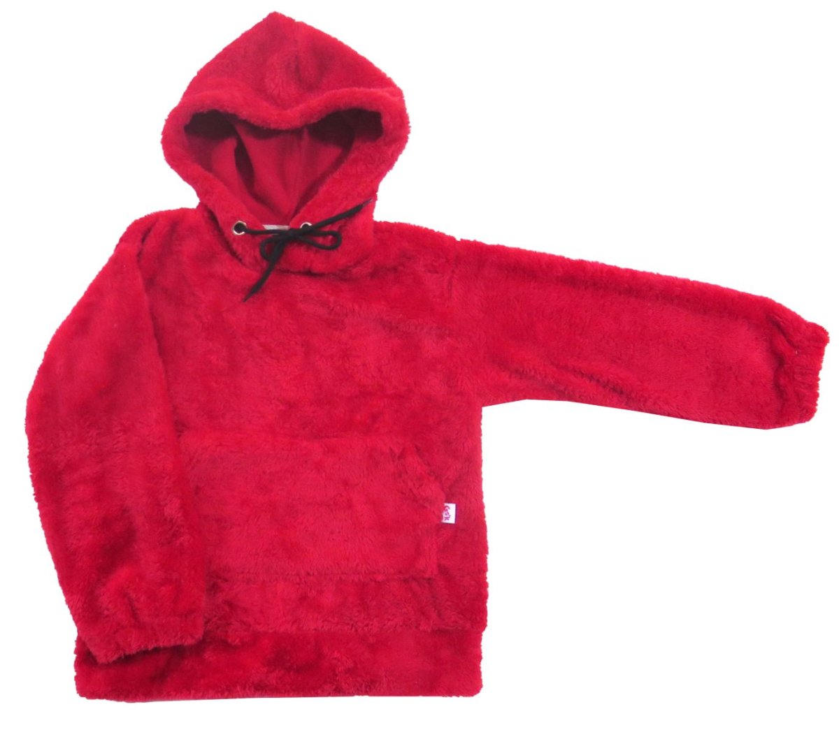 Buzo simil piel con capucha y bolsillo