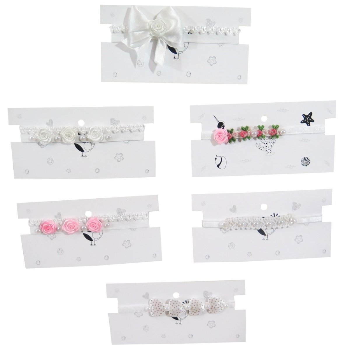 Vincha elastizada con aplique - 0 a 5 años