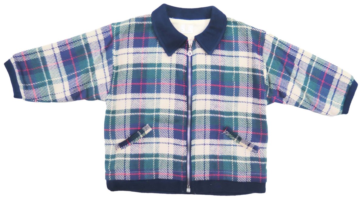 Camisaco Estampado Escoces con cierre