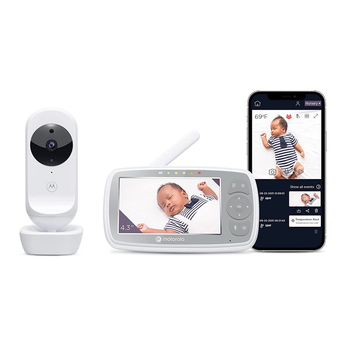Baby Call Wifi Con Camara Monitor 4.3
