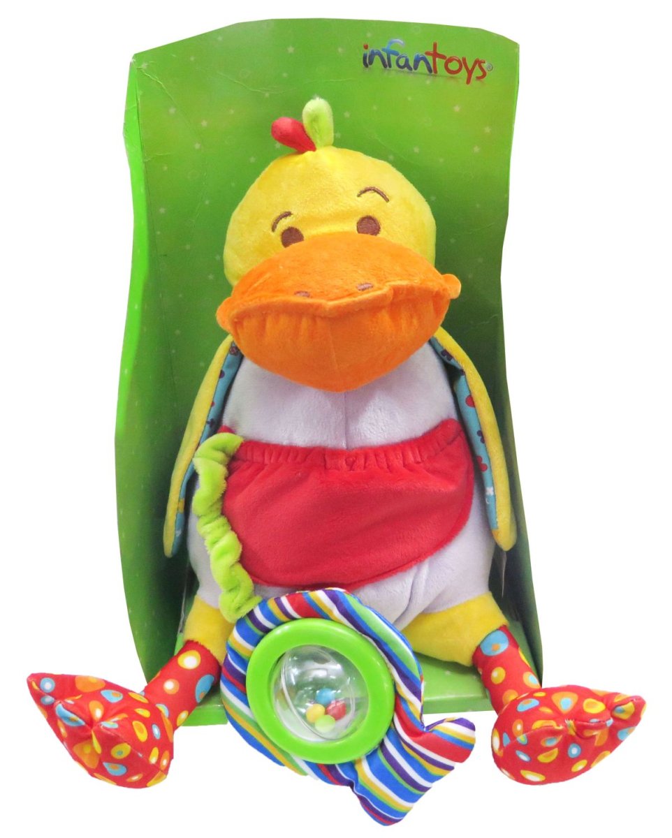 Peluche Pato con sonajero