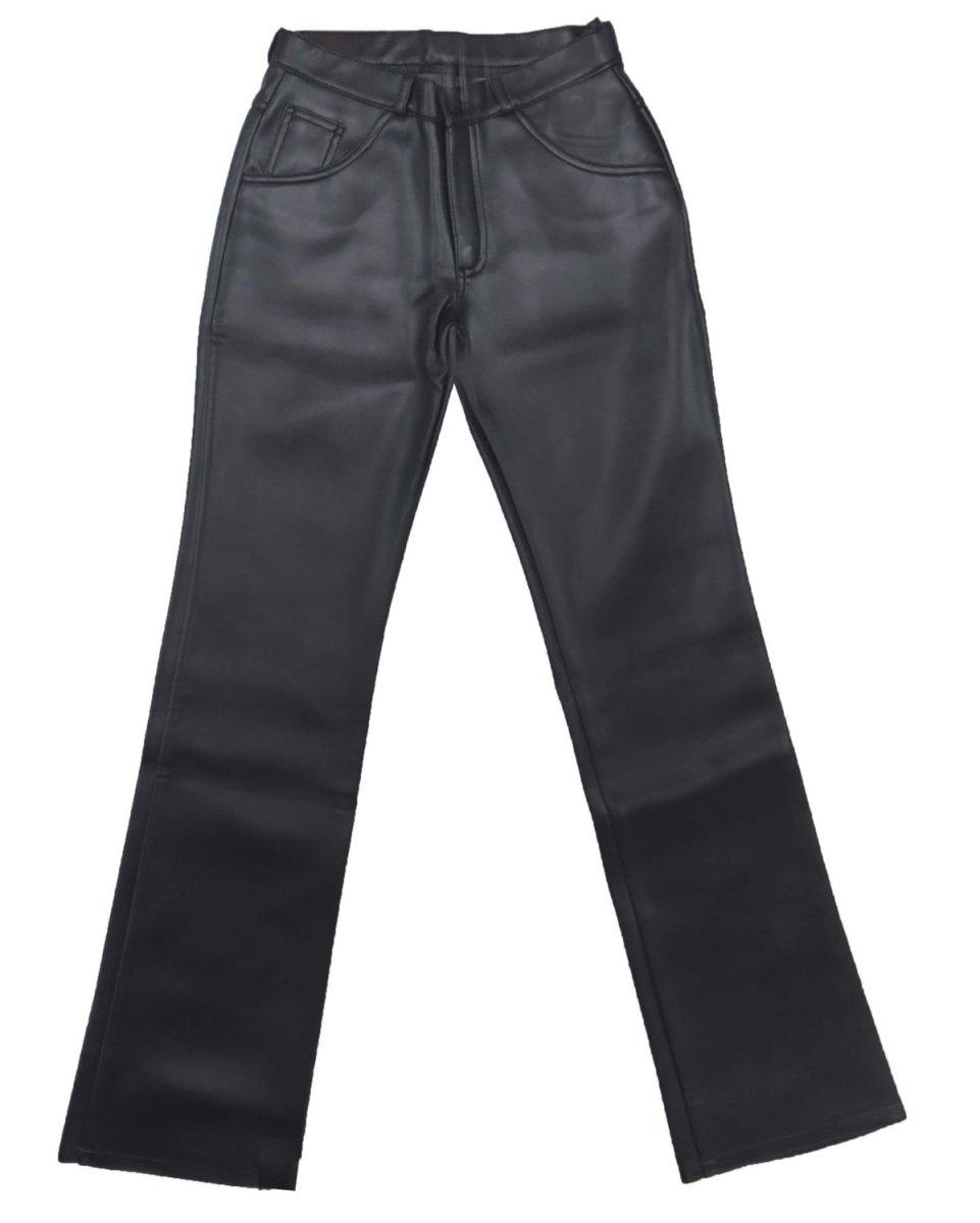 Pantalon Cuero Ecologico Negro