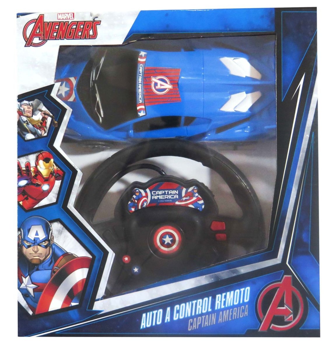 Auto Radio Control Marvel Avengers Capitan America - Adelante Y Atras