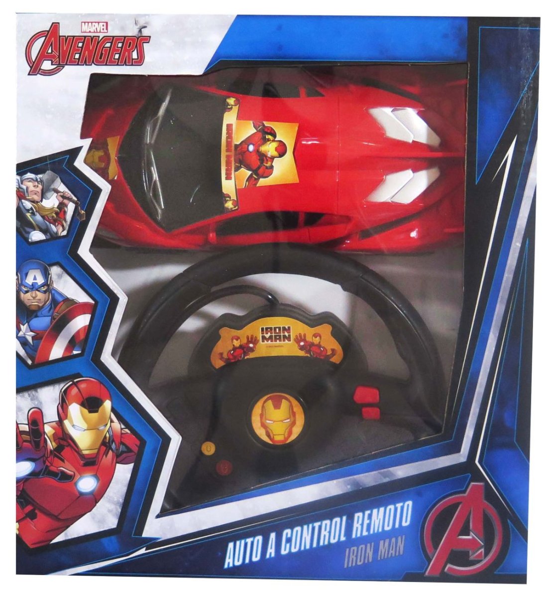 Auto Radio Control Marvel Avengers Iron Man - Adelante Y Atras - Escala 1:22