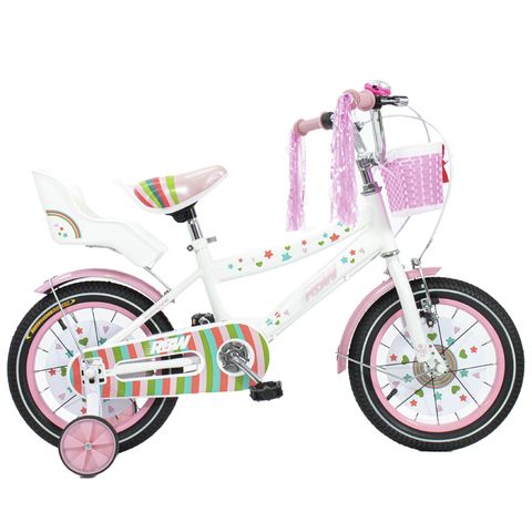 Bicicleta Rodado 14 nena con canastito y asie