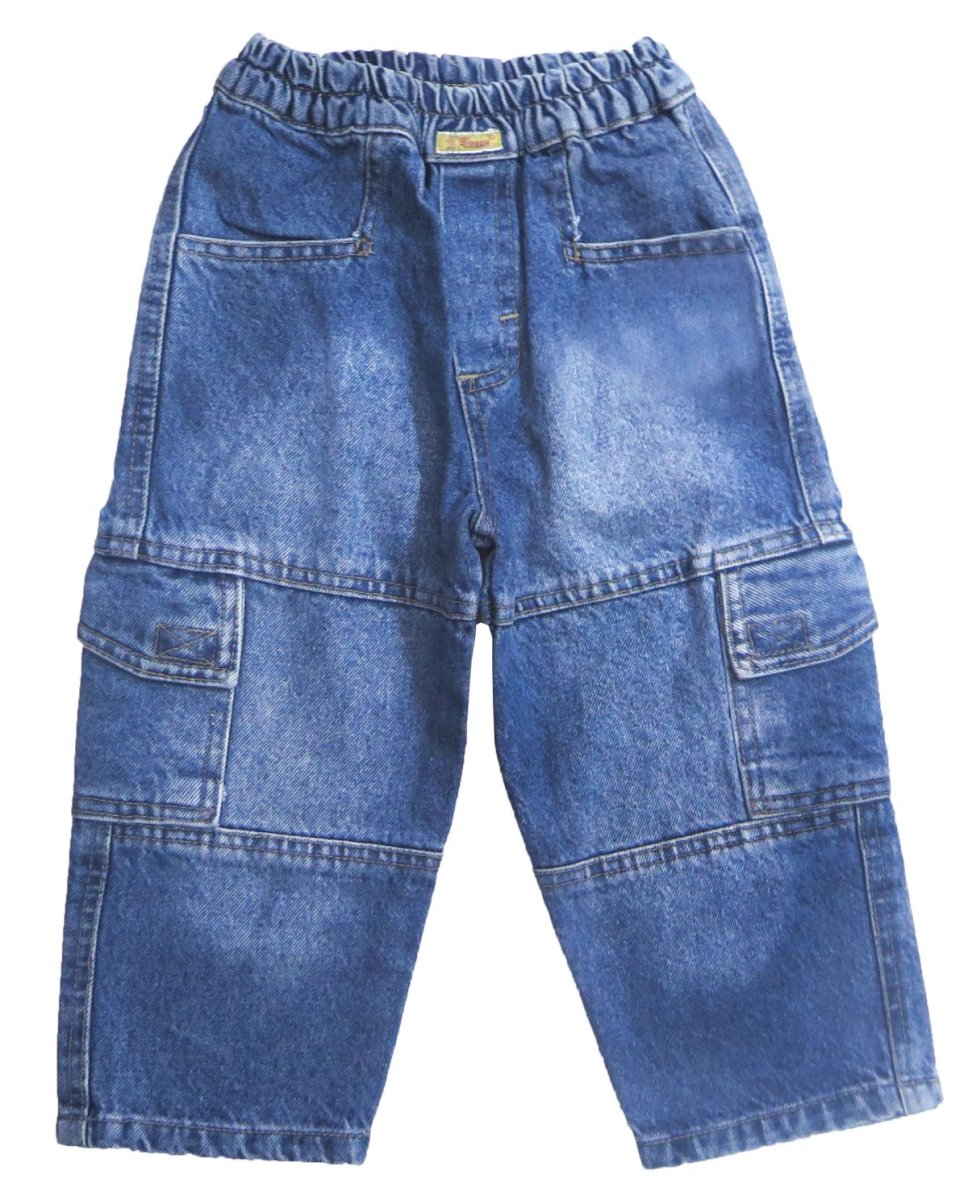 Pantalon de jean clasico elastizado con recortes